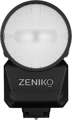 ZENIKO RF12M Mini On-Camera Flash - GN12 Manual Flash with Rotatable Head, Universal Single-Contact Mount, Built-in Diffuser, Compact Flash for DSLR & Mirrorless Cameras (Entry-Level Photography) in Kuwait