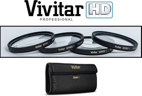 4Pcs +1/+2/+4/+10 Close Up Macro Lens Kit for Nikon D5300 D3300 D5500 (52mm Compatible) in Kuwait