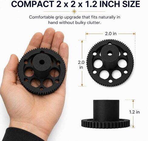 SplashNColor Fine Focus Knob Compatible with Meade ETX125 Telescope – Easier Precision Adjustment | Larger Grip Aid | Smooth Manual Control for Rear Focuser Refresh in Kuwait