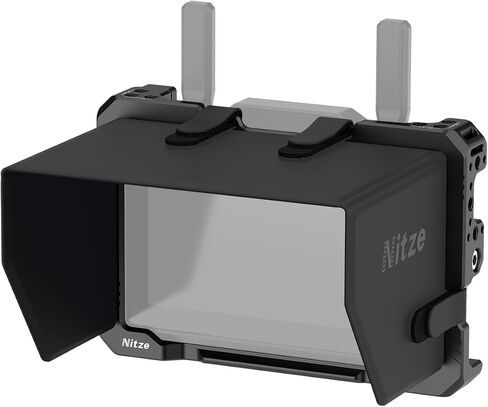 Nitze Monitor Cage for Hollyland Pyro 5, with Sunhood and HDMI Cable Clamp - JT-H01B in Kuwait