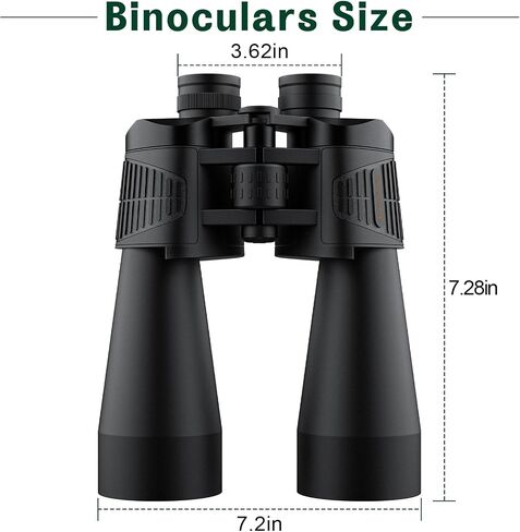 Aurosports 20x70 Binoculars for Adults High Powered Cruise Ship Binocular | Low Light Vision, Large View, Bird Watching, Hunting, Hiking, Stargazing, FMC BAK4 Prism, Gifts for Men in Kuwait