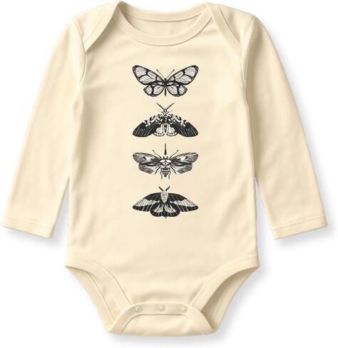 Butterflies Baby Bodysuit, Girl Outfit, Cute Butterfly Clothing, Children Tee in Kuwait