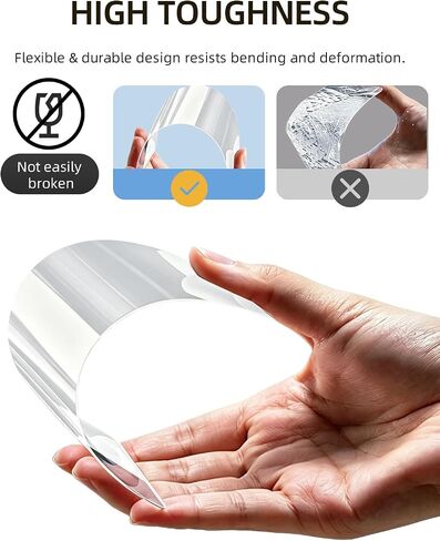Screen Protector Compatible with for Insta 360 Mic Pro, 1 Pack Tempered Glass for Transmitter + 2 Pack Tempered Glass for Receiver, HD Clear Protective Film, Scratch Resistant, Bubble Free in Kuwait