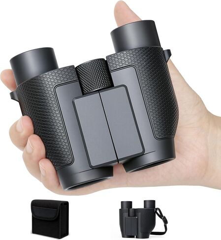 MMIXIO 10x25 Binoculars for Adults, High Powered Binoculars with Large View,FMC BAK4 Prism,for Bird Watching, Hiking,Camping,Travel,Cruise Ship,Concert,Safari,Ideal Gift in Kuwait
