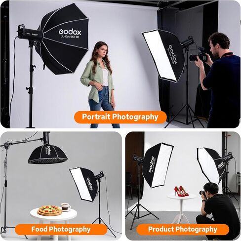 Godox SK300IIIV SK300III-V Studio Flash Strobe, SK300III V 300Ws Monolight, Bowens Mount, Wireless X System, LED Modeling Lamp, 0.1-1.5s Recycle, GODOX SK 300 III V Strobe Light for Photography - 110V in Kuwait