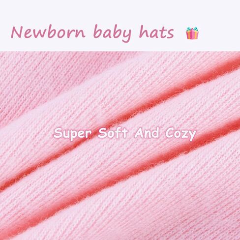 Century Star Newborn Girls Hats Baby Hat and Mitten Set Big Bow Knit Infant Headbands Winter Baby Hat for Girls C Purple & White & Deep Pink 0-3 Months in Kuwait