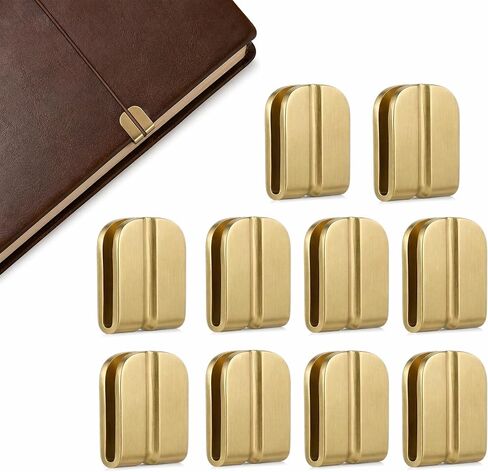 10Pcs Book Corner Protectors Metal Edge Protector Corners Antique Bronze Clip Hardware for Scrapbooking Decorative Books Journals Albums Notebooks in Kuwait