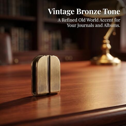 10Pcs Book Corner Protectors Metal Edge Protector Corners Antique Bronze Clip Hardware for Scrapbooking Decorative Books Journals Albums Notebooks in Kuwait