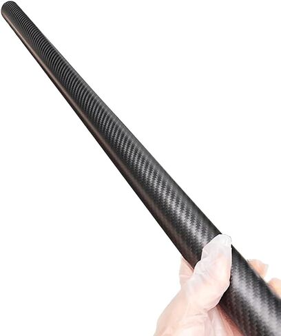1pcs Length 1000mm Carbon Fiber Tube 3K Twill Matte Pipe High Composite Hardness Material, for frame arm Carbon vinyl wrap tube(34x32x1000mm 1pcs) in Kuwait