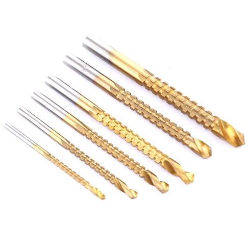 JTLB Saw Bits, 6Pcs High Speed Steel Woodworking Drill Bits 3mm 4mm 5mm 6mm 6.5mm 8mm, with Power Tool Accessories, for Thin Metal and Wood Panels in Kuwait