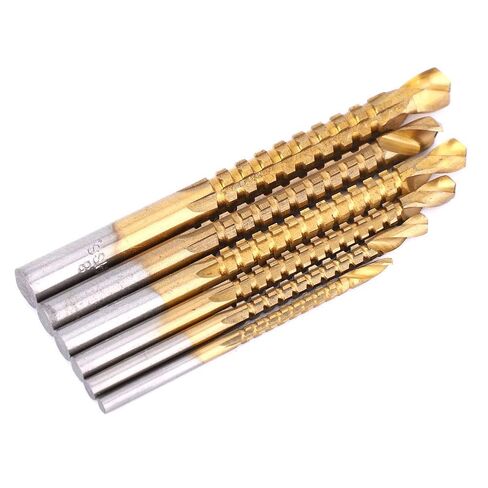 JTLB Saw Bits, 6Pcs High Speed Steel Woodworking Drill Bits 3mm 4mm 5mm 6mm 6.5mm 8mm, with Power Tool Accessories, for Thin Metal and Wood Panels in Kuwait