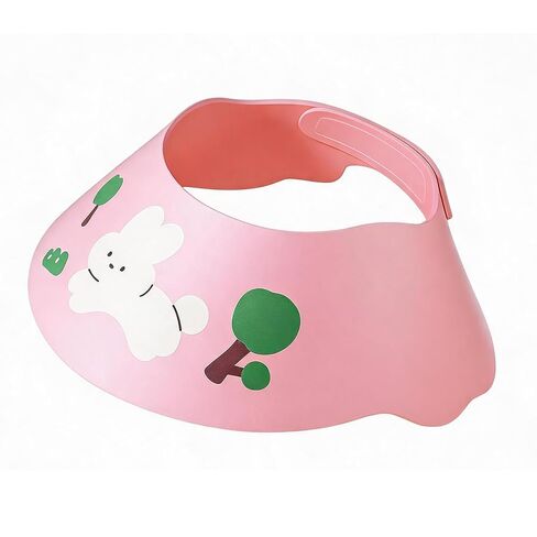 Baby Shower Cap Cover - Adjustable Baby Bath Visor with Ear Protection Visor for Kids & Toddlers, Shampoo Waterproof Baby Hair Washing Shield, Soft baby Bath Hat Suitable for Children (Bunny) in Kuwait