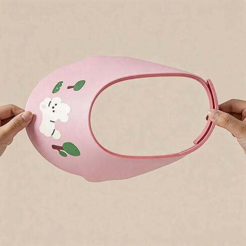 Baby Shower Cap Cover - Adjustable Baby Bath Visor with Ear Protection Visor for Kids & Toddlers, Shampoo Waterproof Baby Hair Washing Shield, Soft baby Bath Hat Suitable for Children (Bunny) in Kuwait