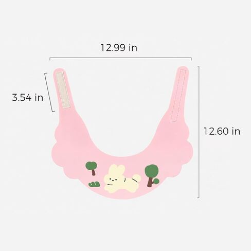 Baby Shower Cap Cover - Adjustable Baby Bath Visor with Ear Protection Visor for Kids & Toddlers, Shampoo Waterproof Baby Hair Washing Shield, Soft baby Bath Hat Suitable for Children (Bunny) in Kuwait