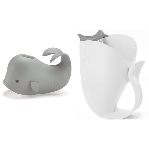 Skip Hop Moby Grey Whale Bath Spout Cover and Waterfall Rinse Cup Bundle in Kuwait