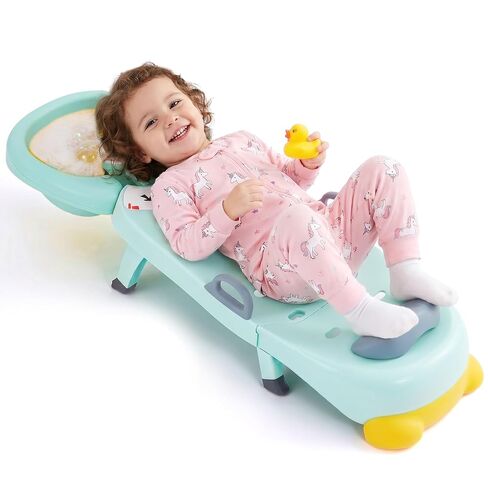 Hair Washing Station for Kids Children's Shower Seat - Toddler Portable Hairwashing Station for Home - Baby Hair Wash Bath Seat Adjustable Shampoo Chair for 0 to 16 Years Old in Kuwait