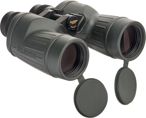 Fujinon 10x50 FMTR-SX Polaris Binoculars, Waterproof Wide Angle Porro Prism Optics, Individual Focus Marine & Astronomy Viewing Bundle With Suspender Harness Binocular Strap + Cleaning kit + More in Kuwait