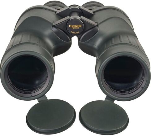 Fujinon 10x50 FMTR-SX Polaris Binoculars, Waterproof Wide Angle Porro Prism Optics, Individual Focus Marine & Astronomy Viewing Bundle With Suspender Harness Binocular Strap + Cleaning kit + More in Kuwait