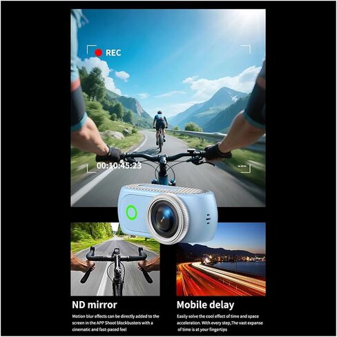 4K Ultra HD Anti-Shake Magnetic Separable Mini Panoramic Vlog Camera for Outdoor Travel in Kuwait