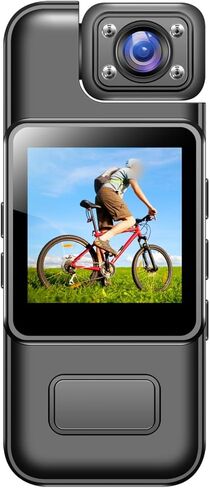 for MINI 4K for Body Worn Camera with 180° Rotation, Portable WiFi Pocket Cam for Clear Video Audio, 8H Life, Compact Design for Travel in Kuwait