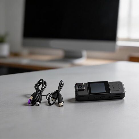 for MINI 4K for Body Worn Camera with 180° Rotation, Portable WiFi Pocket Cam for Clear Video Audio, 8H Life, Compact Design for Travel in Kuwait