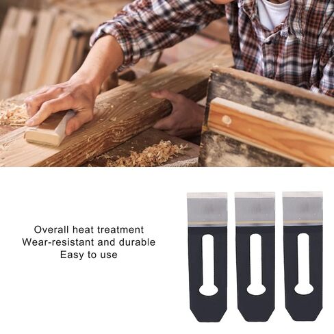 aqxreight 3Pcs Planer 38mm Heat Wearable Easy Use Cutter for Woodworking Curling Work Ov Planer BladeCutter BladePlaner Setting ToolCutter 38mmCutter HolderWoodworking Tools in Kuwait