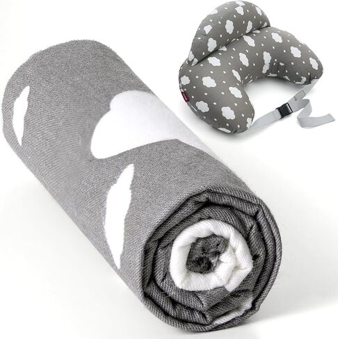 Momcozy Nursing Pillow Cover for Original Pillow- Pioneering Safety Fence - Plus Size Breastfeeding Pillow for Ergonomic Comfort & Support-Easier and Healthier Nursing, Cotton Cover Only in Kuwait