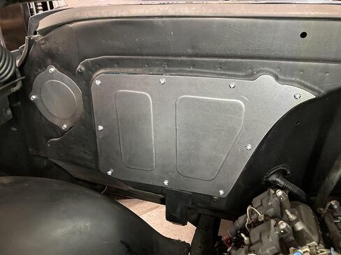 Lewis Metal Work 67-72 Chevy Truck A/C Delete Panel Plate Blower Cover Bolt in USA Made in Kuwait