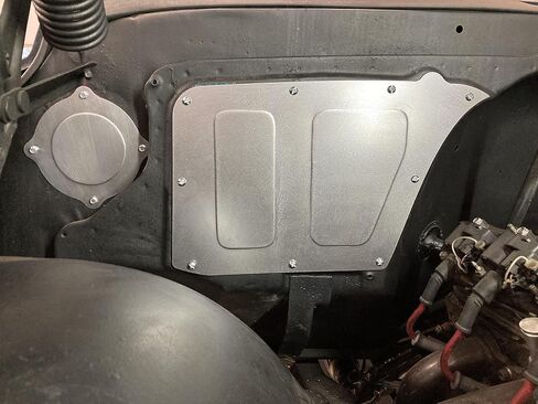 Lewis Metal Work 67-72 Chevy Truck A/C Delete Panel Plate Blower Cover Bolt in USA Made in Kuwait