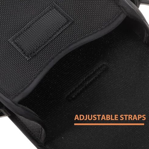 DOITOOL Portable Binoculars Storage Bag Easy to Open and Close with Comfortable Soft 1680d and Sponge Material Stylish Solid Black Design for Travel and Home Use in Kuwait