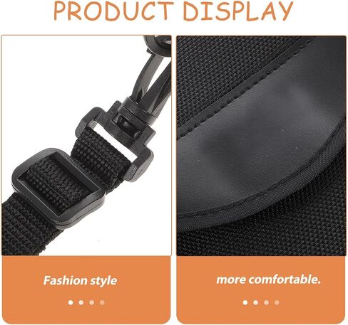 Portable Binoculars Organizer Bag with Easy Open and Close Feature, Made of Sturdy 1680d and Sponge Material, Classic Solid Black Design for Storage and Home Use in Kuwait