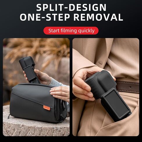 CAPART Silicone Protective Case for DJI Osmo Pocket 4 Accessories | Gimbal and Screen Cap with Hollowed Out Body Sleeve, Better Heat Dissipation, Easy Install and Remove in Kuwait