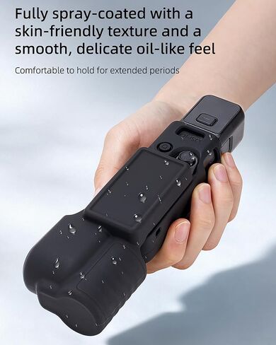 CAPART Silicone Protective Case for DJI Osmo Pocket 4 Accessories | Gimbal and Screen Cap with Hollowed Out Body Sleeve, Better Heat Dissipation, Easy Install and Remove in Kuwait