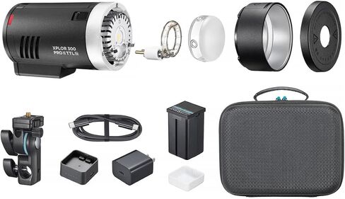 Flashpoint XPLOR 300 Pro TTL R2 Monolight, Bundle with ParaSnap Octa 36" Softbox and Speedring in Kuwait