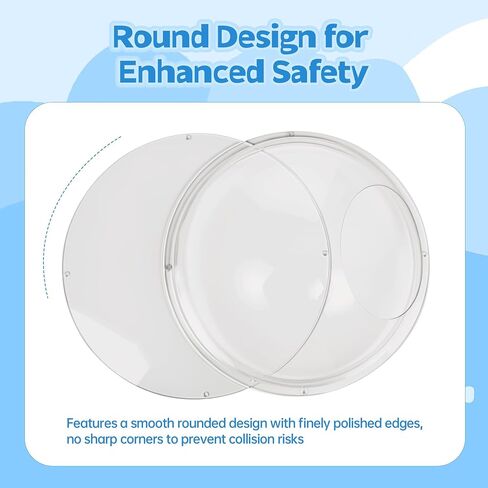 2 Pack Acrylic Wall Organizer Toy Storage, Clear Round Toy Dispenser with Back Panel for Playroom & Classroom, Space-Saving Transparent Toy Holder for Building Blocks, Toy Cars & Small Items in Kuwait