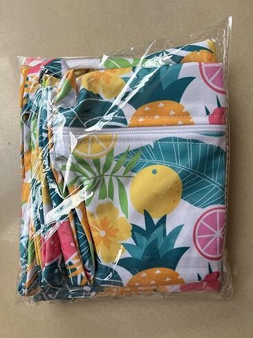Wet Dry Bag 2-Pack - Waterproof Reusable Bag for Cloth Diapers, Swimsuits & Gym Clothes, with Zippered Pockets for Travel, Beach in Kuwait