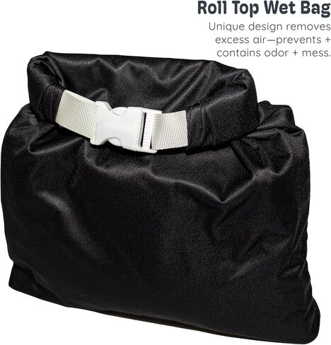Kinder Cloth Diapers Set of 5 Reusable Baby Diapers Pocket Style Athletic Wicking Jersey, Bamboo Viscose Inserts, Wet Bag, Newborn to Potty Training 7-60lbs, One Size (Midnight) in Kuwait