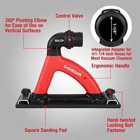 Goldblatt Dust Free Hand Sander& Goldblatt Cordless Electric Spin Scrubber in Kuwait
