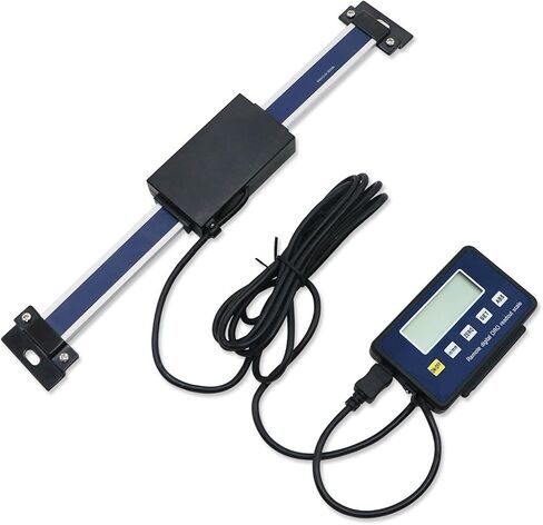 Digital LCD Linear Scale 0-150mm/0-6inch Digital Readout Lathe Scale For Milling Machines Aluminum Alloy(0-300mm) in Kuwait