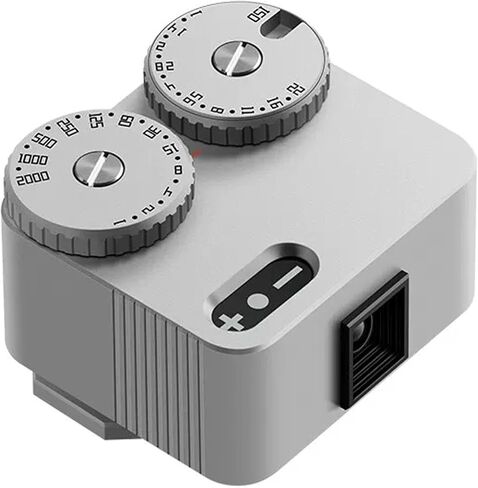 Camera Light Meter, Photographic Light Meters, 45° Average Exposure Metering, Indicator Light and Double Pulsator Operation, Continuous Metering for About 60 Hours, for Vintage Silver in Kuwait