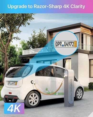 ZOSI 4K 8MP 16CH PoE Security Camera System with AI Human Face Vehicle Detect, 4K 16 Port 32CH H.265+ PoE NVR with 4TB, 8 X 8MP 4K Bullet Dome IP Cameras, 2-Way Audio, 5X Digital Zoom in Kuwait