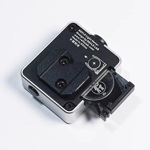 Camera Top Light Meter with OLED Screen, Ambient Light Digital Exposure Meter, 30° Fov, for Film Cameras, Photography and Studio Use, Silver in Kuwait
