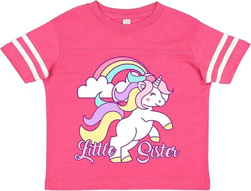 inktastic Little Sister Unicorn Toddler T-Shirt in Kuwait