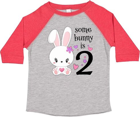 inktastic Somebunny is Two-Second Birthday Bunny Toddler T-Shirt in Kuwait
