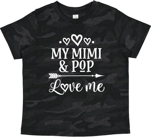 inktastic Mimi and Pop Love Me Granddaughter Valentine Toddler T-Shirt in Kuwait