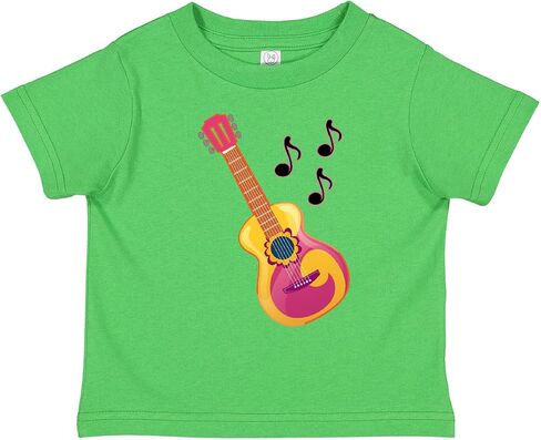 inktastic Guitar Music Retro Musician Toddler T-Shirt in Kuwait
