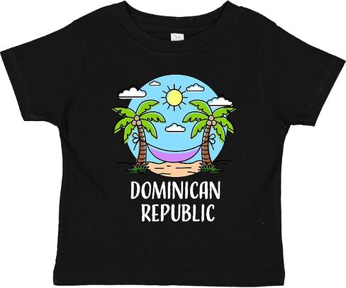 inktastic Summer Vacation in the Dominican Republic Toddler T-Shirt in Kuwait