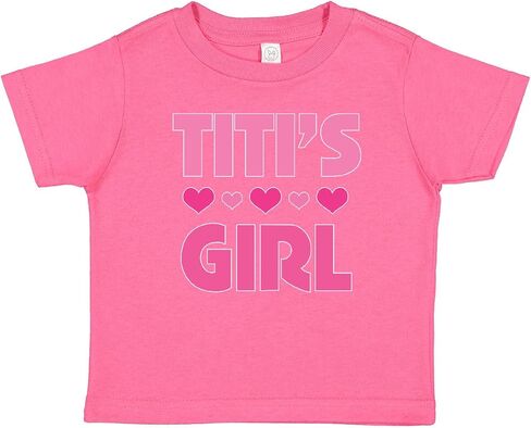 inktastic Titi's Girl Granddaughter Hearts Baby T-Shirt in Kuwait