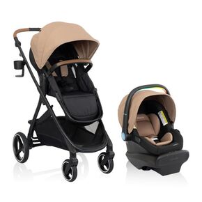 Shyft Intuiti Travel System Featuring LiteMax NXT Infant Car Seat with SensorySoothe (Caramel Tan) in Kuwait