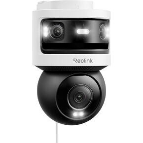 REOLINK OMVI 3i WiFi, 10MP+8MP 4K, Triple-Lens Outdoor Security Camera | 180° Panoramic + Pan-Tilt, SyncTrack&Auto Tracking, Dual-Band WiFi 6, Smart Detection, Local AI Video Search, No Monthly Fees in Kuwait